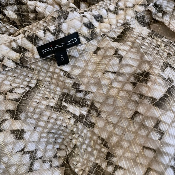 Y2K Snake Print Top - Picture 3 of 5